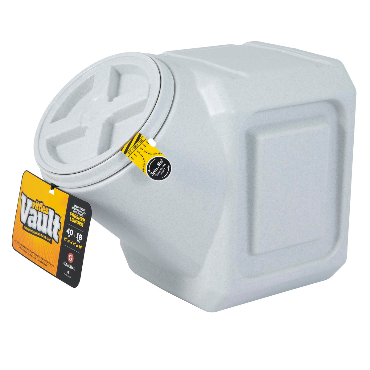 Vittles Vault Airtight Stackable Pet Food Storage Container, Up to 40lbs