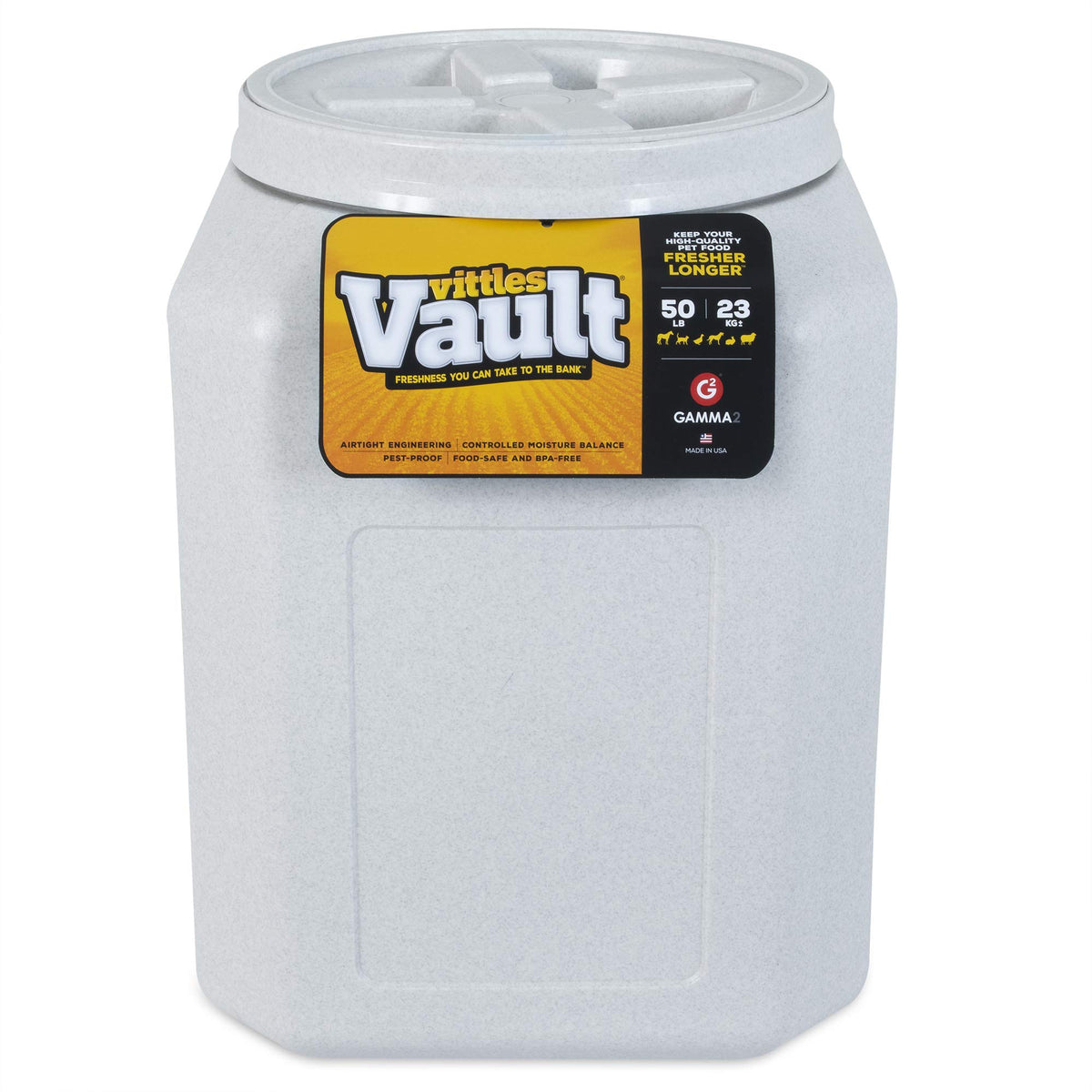 Vittles Vault Airtight Stackable Pet Food Storage Container, Up to 40lbs